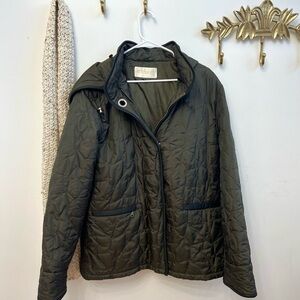 Spring Olive Quilted Women's Jacket XL